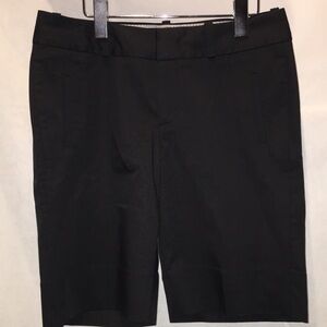 Banana Republic Martin Fit Black Bermuda Shorts | Size 6